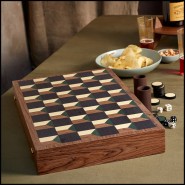 Backgammon 172- Rodan Walnut