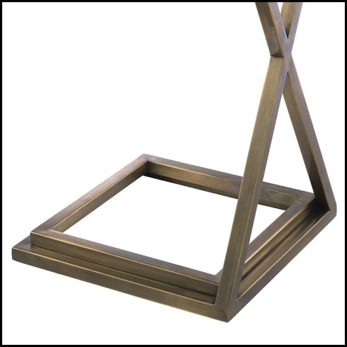 Table d'appoint 24 - Cross | Side Table Eichholtz- Cross - Eichholtz 24-Cross closeup - Pacific Compagnie.