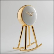 Horloge 218 - Pendule Gold - Précision dorée - Pacific Compagnie.