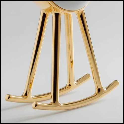 Horloge 218 - Pendule Gold - Raffinement - Pacific Compagnie.