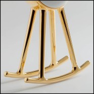 Horloge 218 - Pendule Gold - Raffinement - Pacific Compagnie.