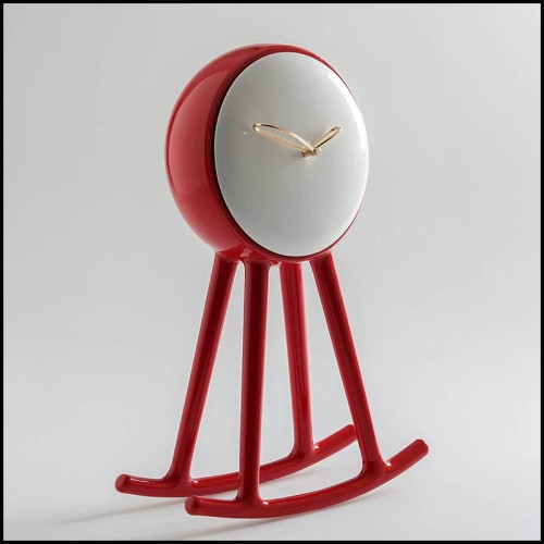 Horloge 218 - Pendule Red - Mouvement précis - Pacific Compagnie.