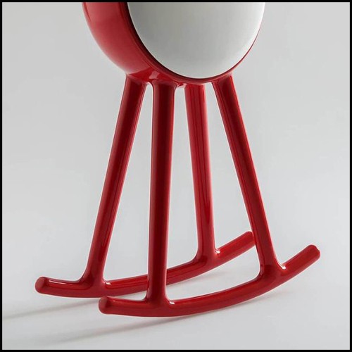 Horloge 218 - Pendule Red - Décoration murale - Pacific Compagnie.