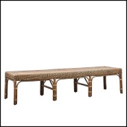 Banc 41 - Roda Rattan - Eco-friendly woven bench Banc 41-Roda Rattan - Pacific Compagnie.