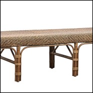 Banc 41 - Roda Rattan - Pour terrasse - Pacific Compagnie.