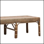 Banc 41 - Roda Rattan - Rattan tressé - Pacific Compagnie.