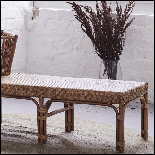 Banc 41 - Roda Rattan - Mobilier salon - Pacific Compagnie.