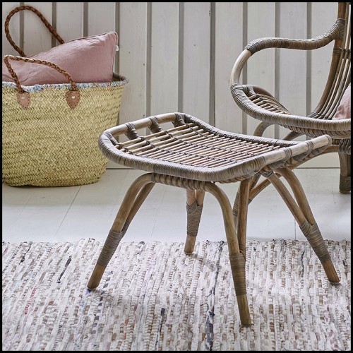 Stool Alexander Rose - Roda Rattan