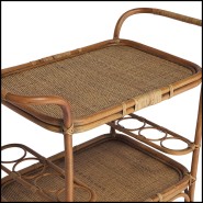 Desserte 41 - Roda Rattan - Rangement rattan - Pacific Compagnie.