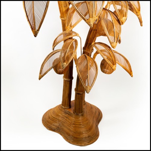 Floor Lamp 227 - Rattan Coconut - Moderne - Pacific Compagnie.