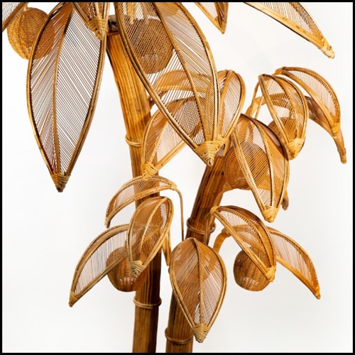 Floor Lamp 227 - Rattan Coconut - Ambiance - Pacific Compagnie.