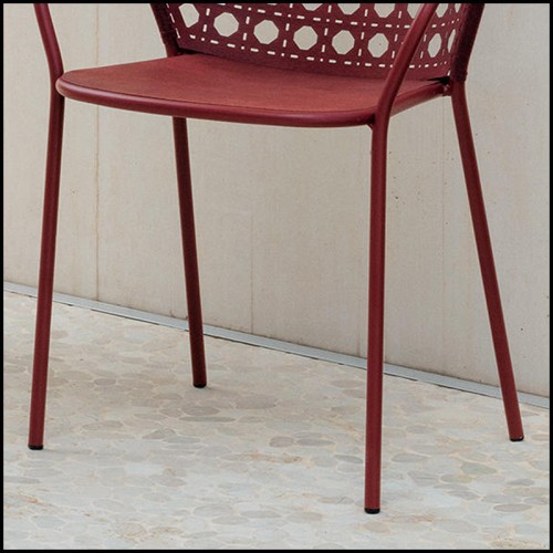 Chaise 30 - Vick Arm Outdoor - Empilable - Pacific Compagnie.