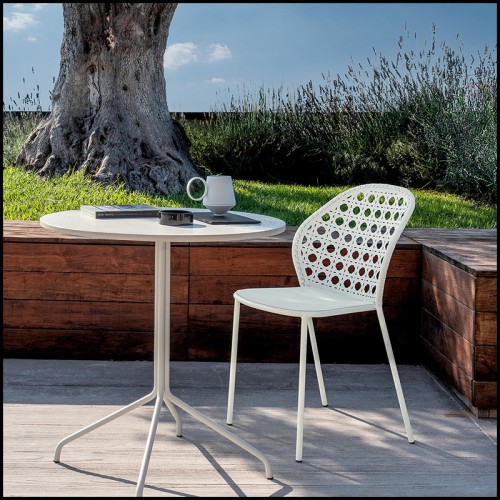 Chaise 30 - Vick Arm Outdoor - Restaurant - Pacific Compagnie.