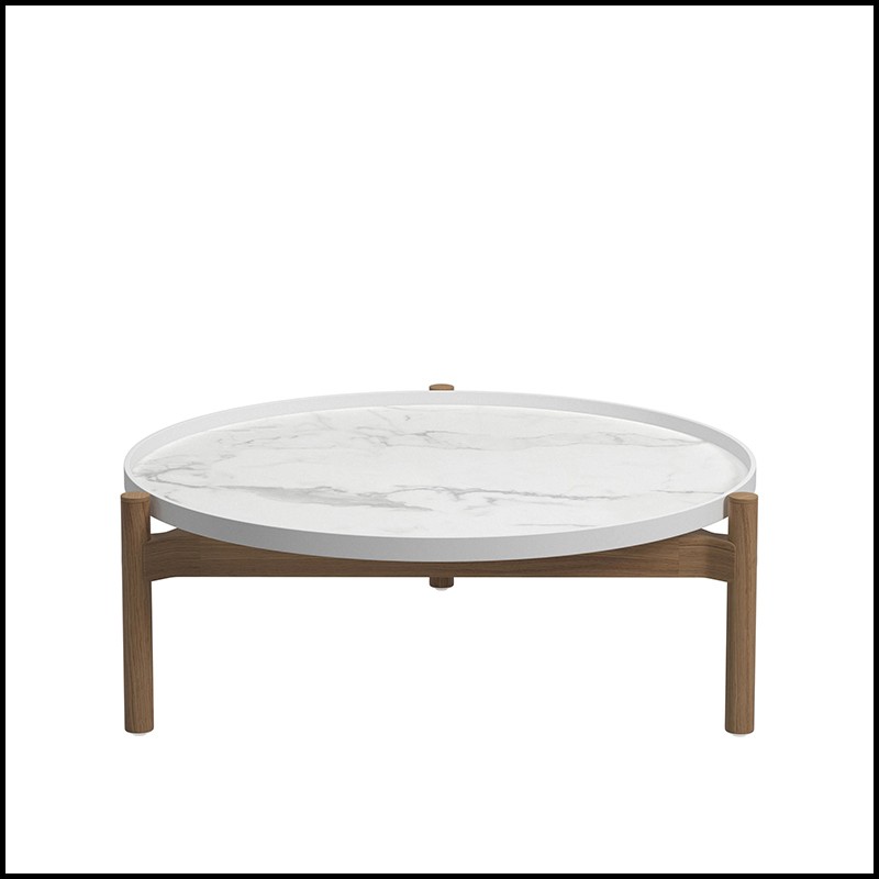 Coffee Table 45- Sepal White