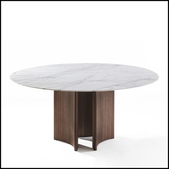 Dining Table 163- Ornament White Marble