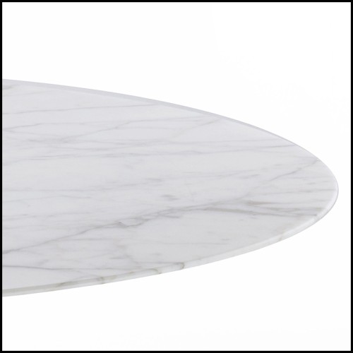 Dining Table Porada - Ornament White Marble