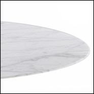 Dining Table 163- Ornament White Marble