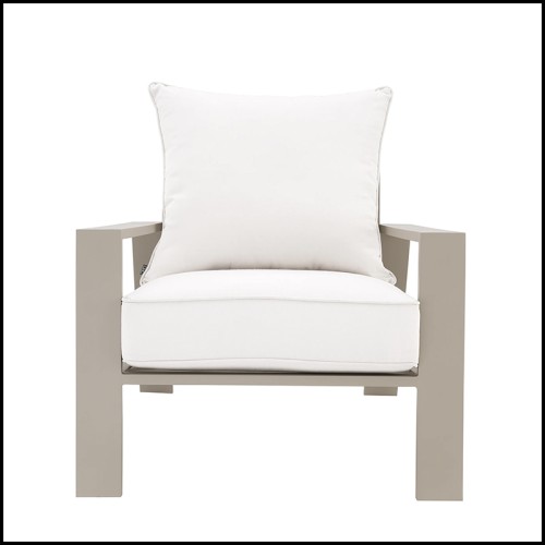 Fauteuil d'Extérieur 24 - Belle Vue Sand | Outdoor Armchair Eichholtz- Belle vue Sand - Woven seat - Pacific Compagnie.