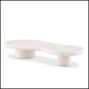 Table Basse Extérieur 24 - Erato - Elegant Eichholtz outdoor coffee table in fiberglass - Pacific Compagnie.