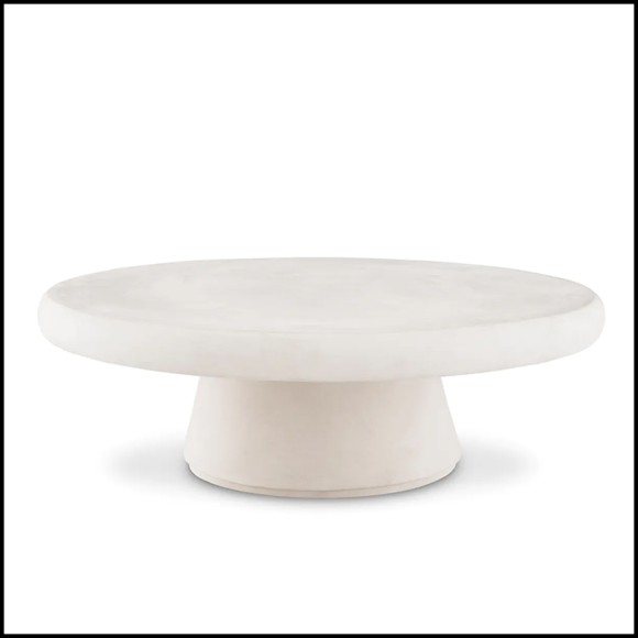 Cleon White Outdoor Coffee Table - Eichholtz