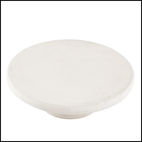 Cleon White Outdoor Coffee Table - Eichholtz