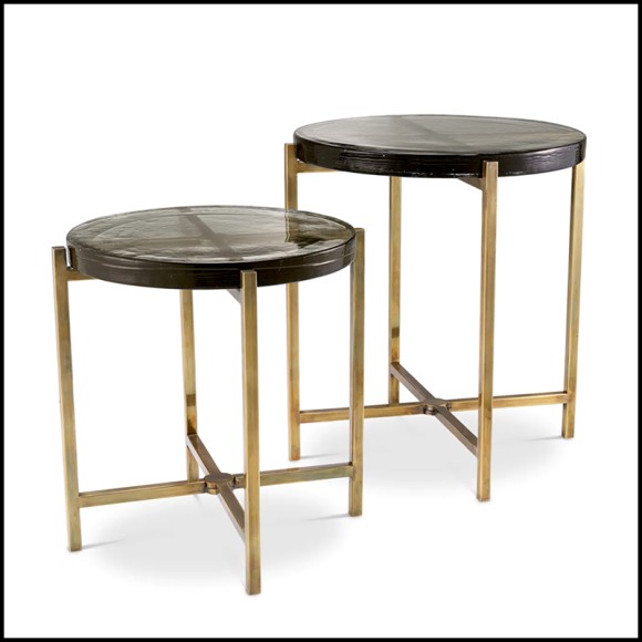 Table d'Appoint 24 - Haymann Set de 2 - Métal - Pacific Compagnie.