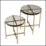 Table d'Appoint 24 - Haymann Set de 2 - Empilables - Pacific Compagnie.