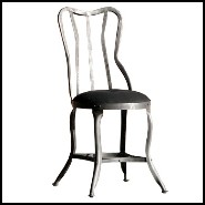 Chaise 09 - Flower | Chair Manufactori-mob. En acier brut- Flower - Raw Steel Chair - Pacific Compagnie.