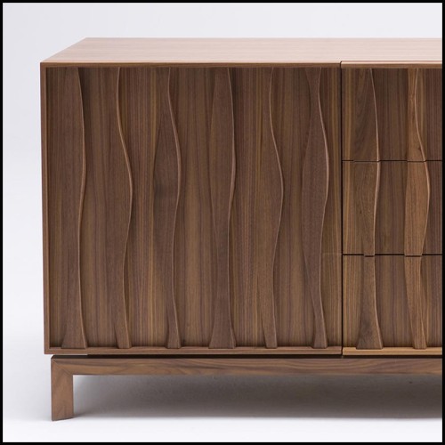 Buffet 163 - Gancho | Sideboard 163-Gancho - Oak wood sideboard with metal handles - Pacific Compagnie.