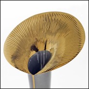 Vase 218 - Sun Leave Grey - Gris - Pacific Compagnie.