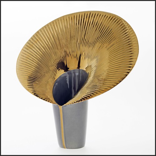 Vase 218 - Sun Leave Grey - Intérieur - Pacific Compagnie.