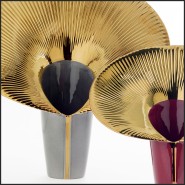 Vase 218 - Sun Leave Grey - Céramique - Pacific Compagnie.