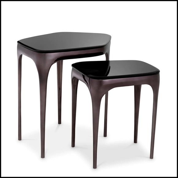 Deacon set of 2 side tables - Eichholtz