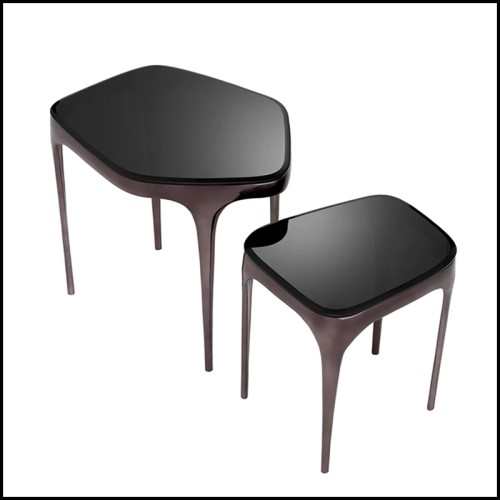 Deacon set of 2 side tables - Eichholtz