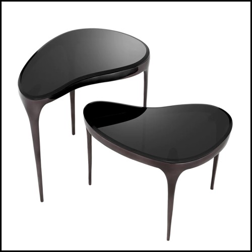 Table d'Appoint 24 - Zena set de 2 - touche moderne - Pacific Compagnie.