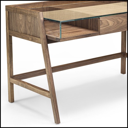 Bureau 154 - Harper Walnut - bureau bois - Pacific Compagnie.