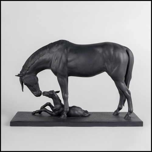 Sculpture 226 - Horse Black - Pacific Compagnie.