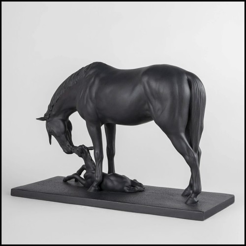 Sculpture 226 - Horse Black - Pacific Compagnie.