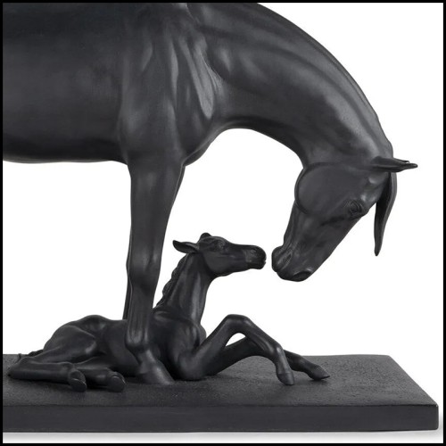 Sculpture 226 - Horse Black - Pacific Compagnie.