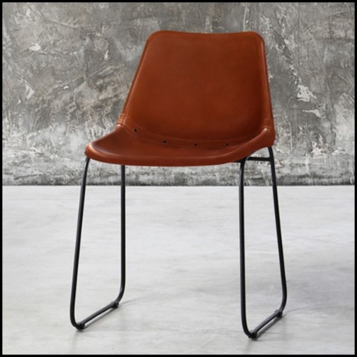 Chaise 09 - Vintage - Bois patiné - Pacific Compagnie.