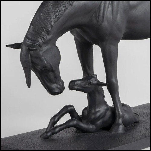 Sculpture 226 - Horse Black - Pacific Compagnie.