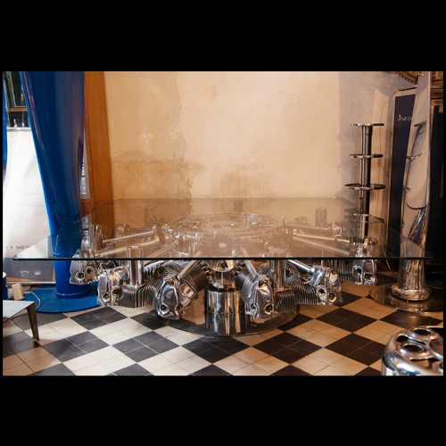 Table basse PC - Pratt & Whitney DC-4 Engine - Pacific Compagnie.