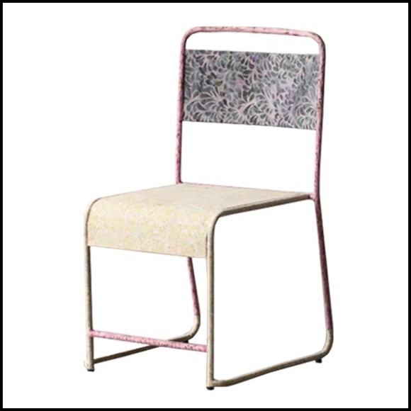 Chaise 09 - Lovely B - Steel chair detail - Pacific Compagnie.