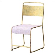 Chaise 09 - Lovely D | Chair Manufactori-mob. En acier brut- Lovely D - "Chaise 09-Lovely D, steel chair - Pacific Compagnie."