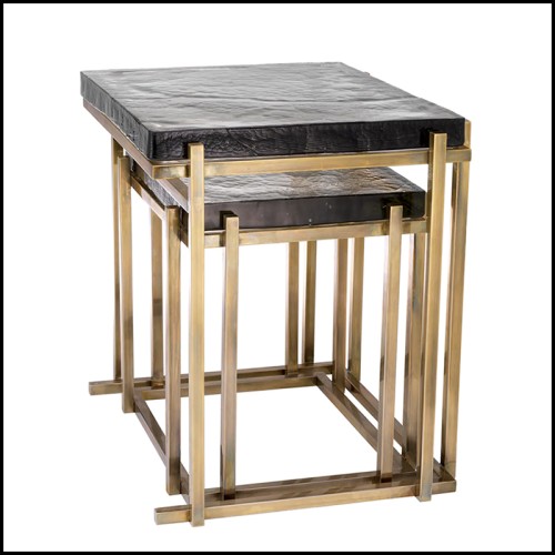 Table d'Appoint 24 - Niemeyer Set de 2 - 2 tables - Pacific Compagnie.