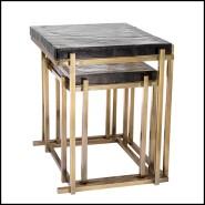 Table d'Appoint 24 - Niemeyer Set de 2 | Side Table Eichholtz- Niemeyer Set of 2 - Eichholtz Niemeyer Pair - Pacific Compagnie.