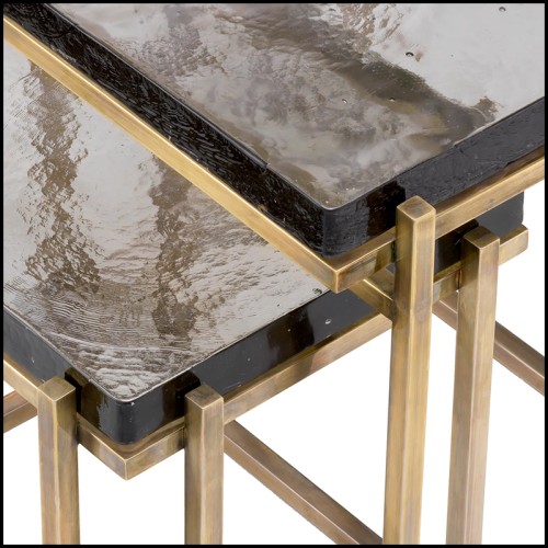 Table d'Appoint 24 - Niemeyer Set de 2 | Side Table Eichholtz- Niemeyer Set of 2 - Set of Two Tables - Pacific Compagnie.