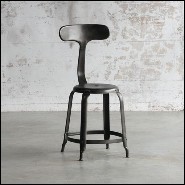 Chaise 09 - Turn Baleine - Coloris bleu - Pacific Compagnie.