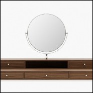 Coiffeuse 174 - Clark Walnut - Coiffeuse design - Pacific Compagnie.