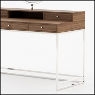 Coiffeuse 174 - Clark Walnut - Clark design - Pacific Compagnie.
